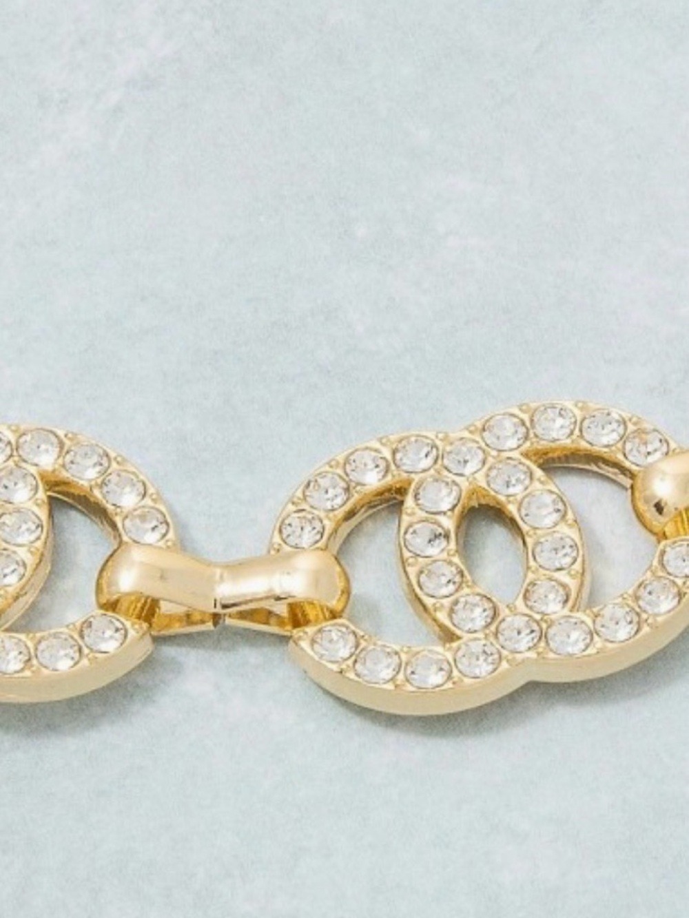 Double Circle Link Chain Belt New - Picture 4 of 5